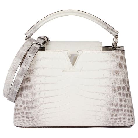 lv capucines himalaya|LOUIS VUITTON Himalaya Crocodile BB Capucines.